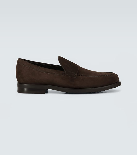 Tod's Suede penny loafers