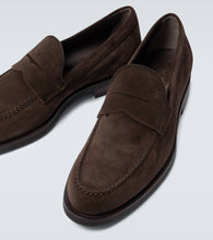 Tod's Suede penny loafers