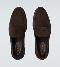 Tod's Suede penny loafers