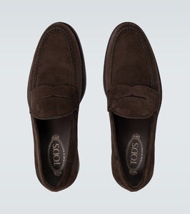 Tod's Suede penny loafers