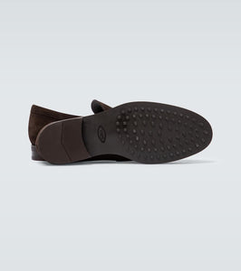 Tod's Suede penny loafers