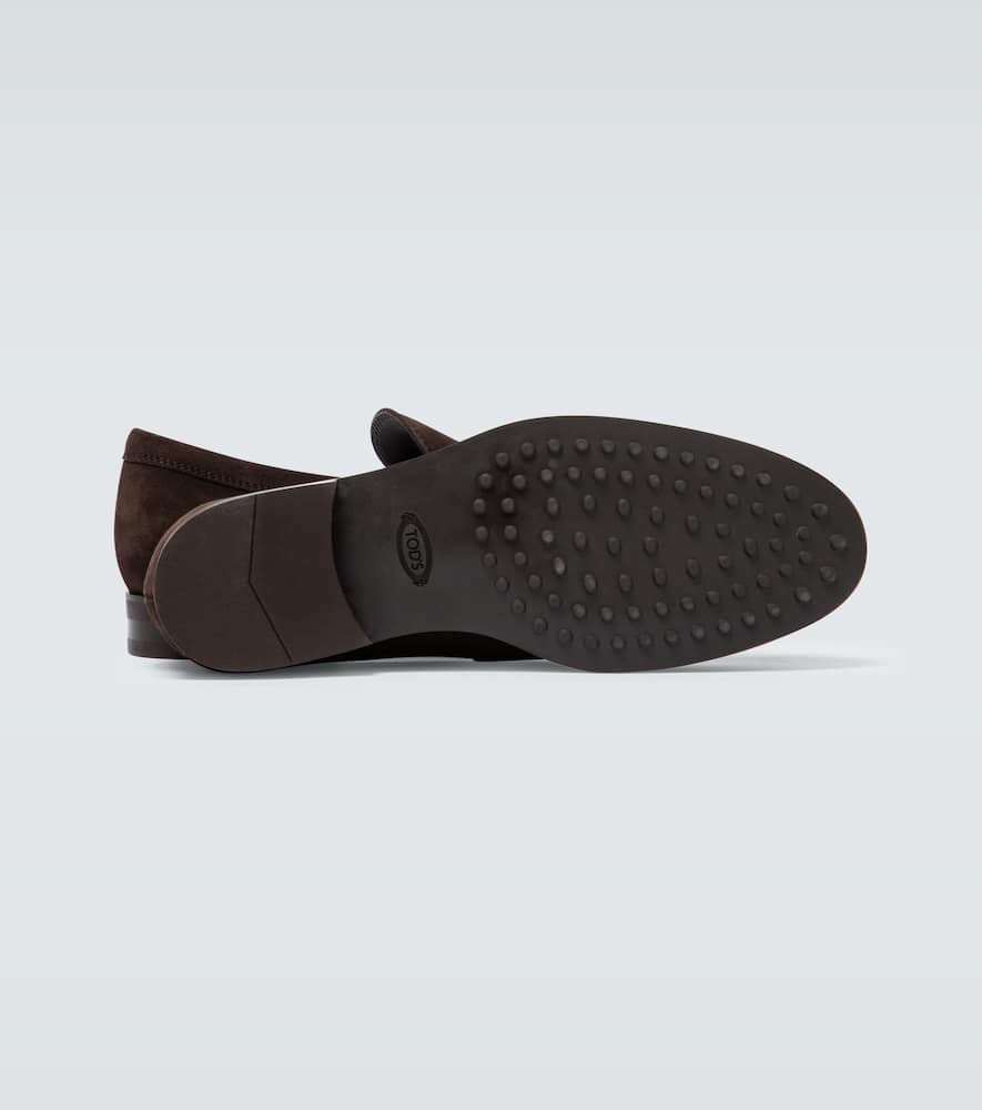 Tod's Suede penny loafers
