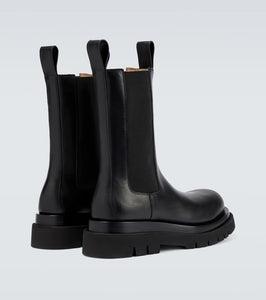 Bottega Veneta Lug leather ankle boots