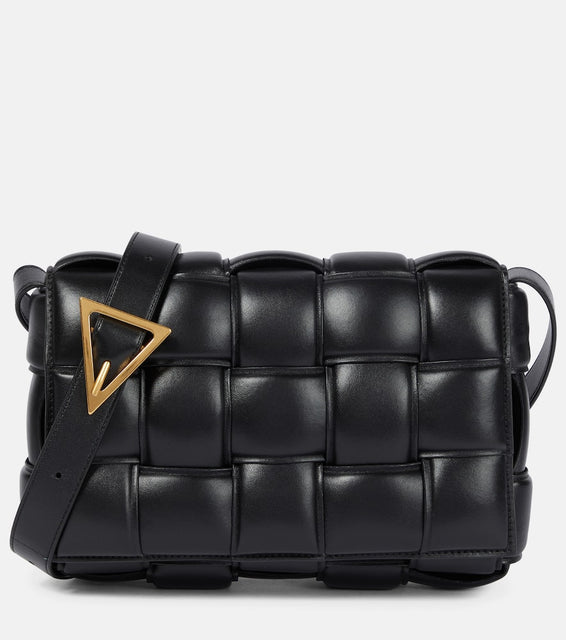 Bottega Veneta Padded Cassette leather shoulder bag. Shop Bottega Veneta Shoulder Bags for women now.