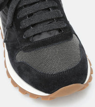 Brunello Cucinelli Embellished suede sneakers