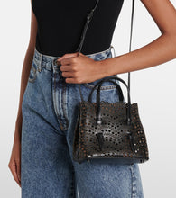 Alaia Le Mina 20 Vienne Wave leather tote bag