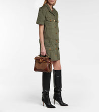 Balmain Stretch-cotton denim shirt dress