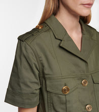 Balmain Stretch-cotton denim shirt dress