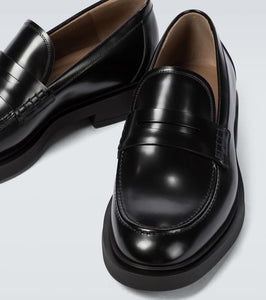 Gianvito Rossi Harris leather loafers