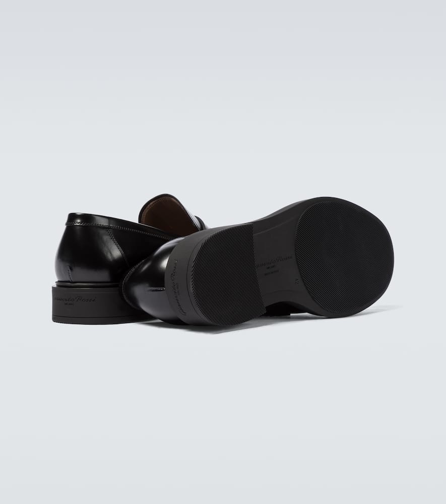 Gianvito Rossi Harris leather loafers