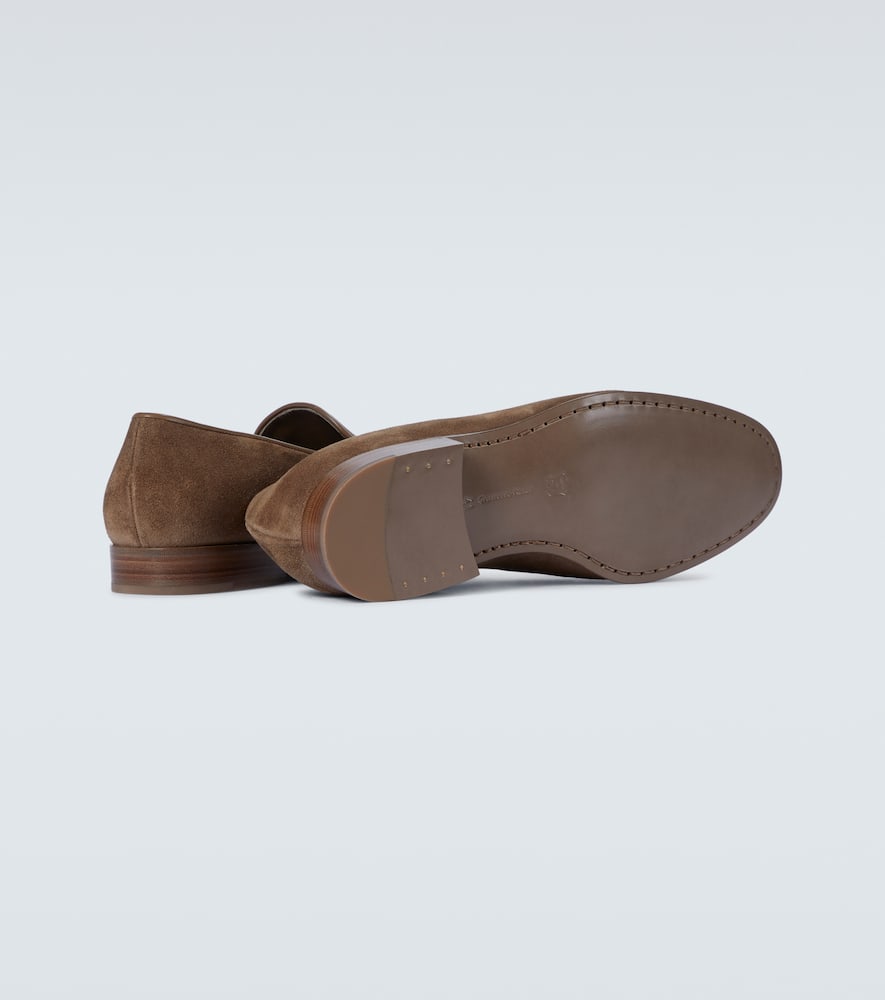 Gianvito Rossi Julio suede loafers