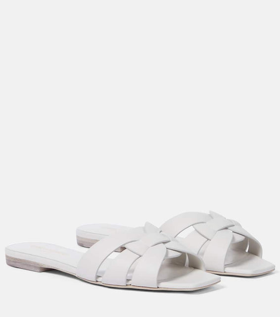 Saint Laurent Tribute leather sandals