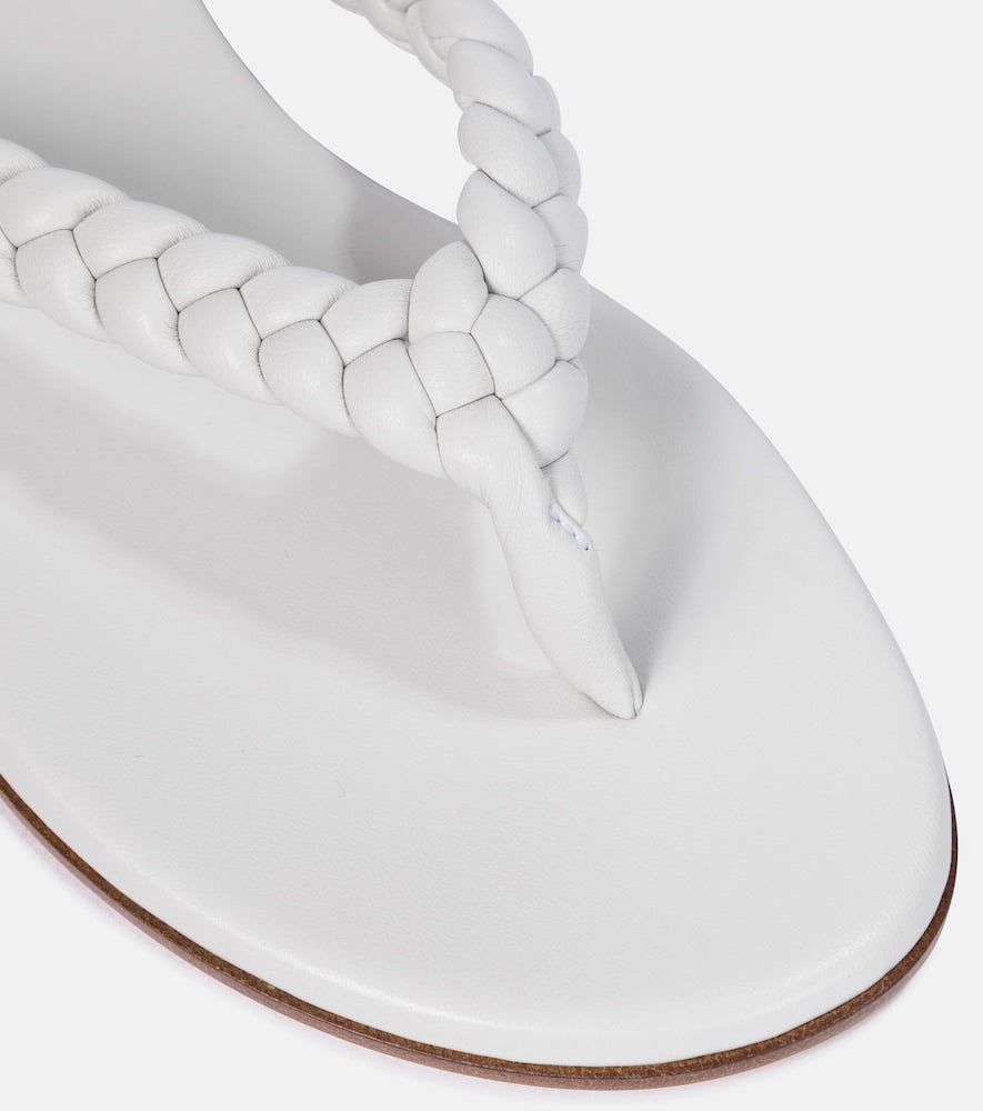 Gianvito Rossi Tropea leather thong sandals