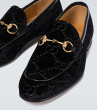 Gucci Jordaan GG velvet loafers