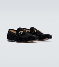 Gucci Jordaan GG velvet loafers