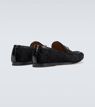 Gucci Jordaan GG velvet loafers