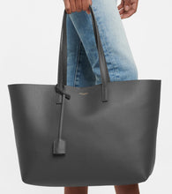 Saint Laurent Shopping E/W leather tote