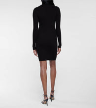 Wolford Ribbed-knit wool and cotton minidress