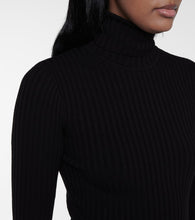 Wolford Ribbed-knit wool and cotton minidress