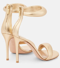 Gianvito Rossi Bijoux 105 leather sandals