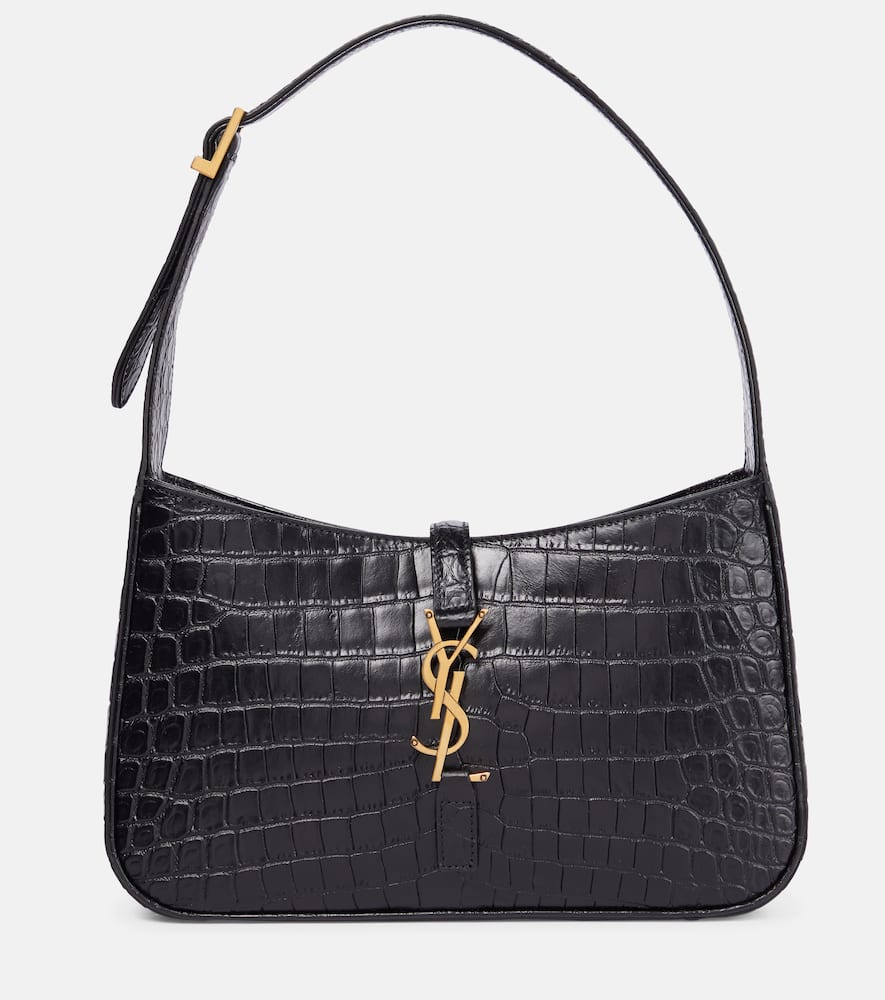 Saint Laurent Le 5 √É¬† 7 leather shoulder bag. Shop Saint Laurent Shoulder Bags for women now.