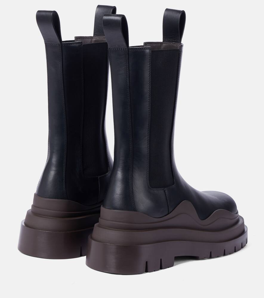 Bottega Veneta Tire leather ankle boots