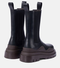 Bottega Veneta Tire leather ankle boots