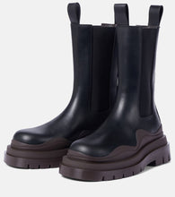 Bottega Veneta Tire leather ankle boots