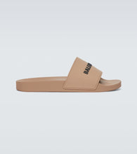 Balenciaga Pool logo rubber slides - Balenciaga Pool 标志橡胶拖鞋