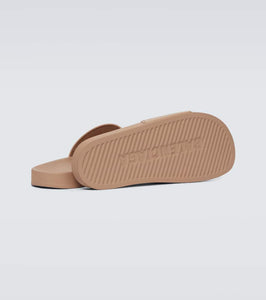 Balenciaga Pool logo rubber slides