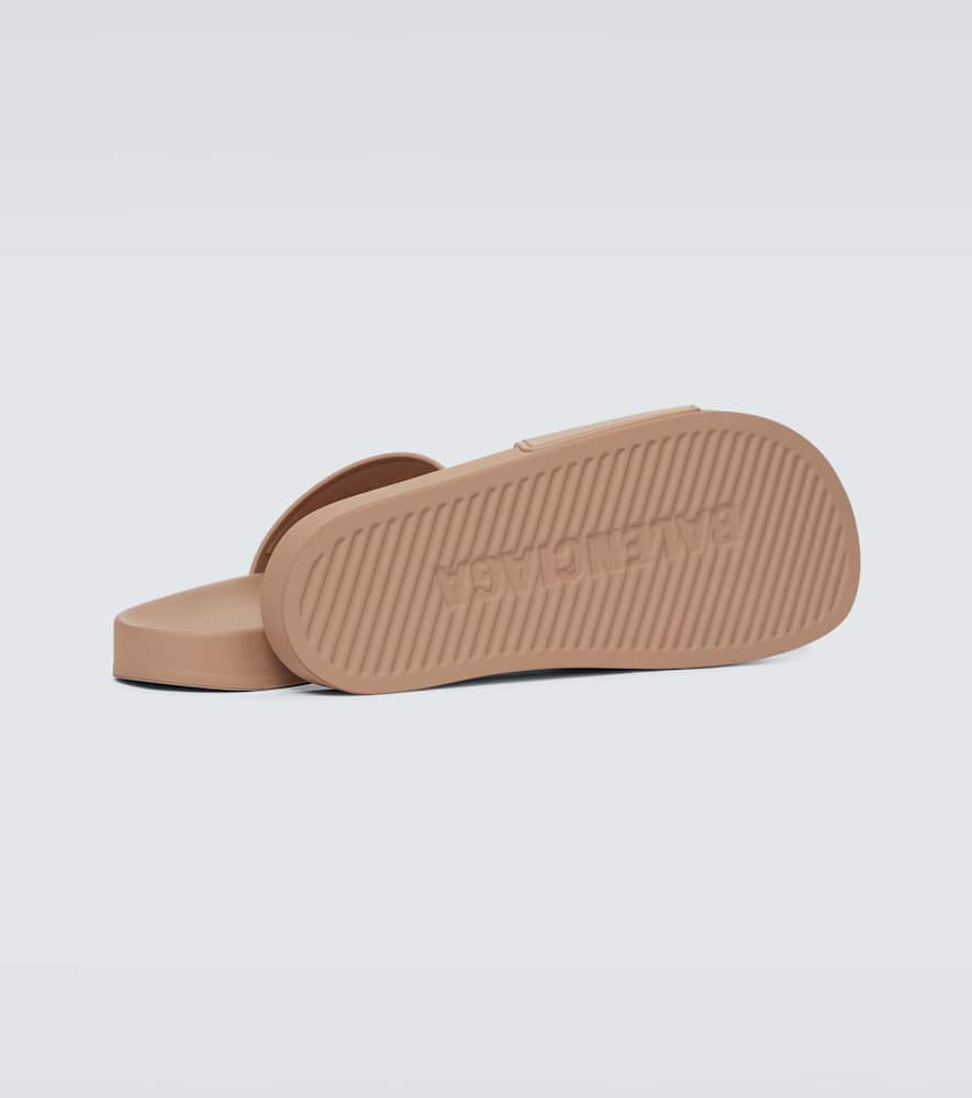 Balenciaga Pool logo rubber slides