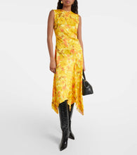 Paris Texas Croc-effect leather knee-high boots