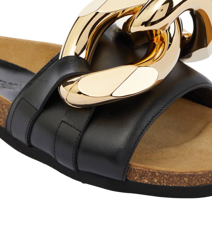 JW Anderson Embellished leather slides
