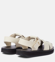 The Row Fisherman leather sandals