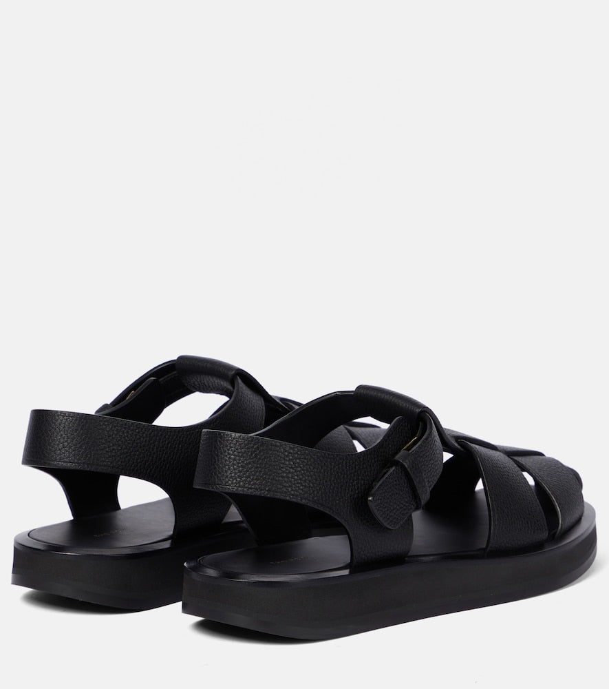 The Row Fisherman leather sandals
