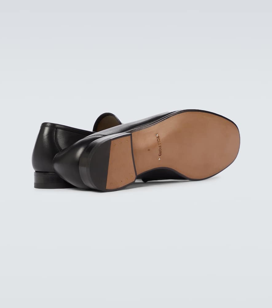 Tom Ford leather York Chain loafers