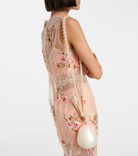 Simone Rocha Egg embellished clutch