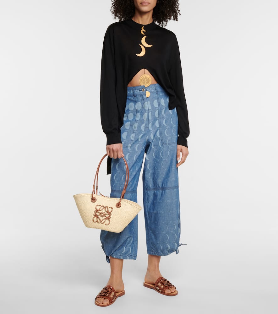 Loewe Paula's Ibiza Anagram Small basket bag