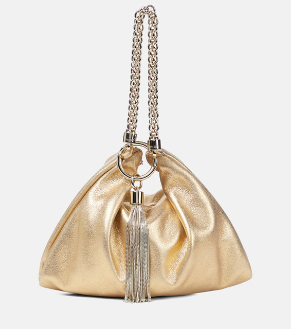 Jimmy Choo Callie embellished leather clutch. Shop Jimmy Choo Clutches for women now.