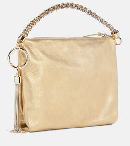 Jimmy Choo Callie embellished leather clutch