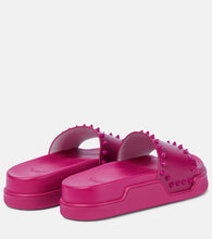 Christian Louboutin Pool Stud embellished slides