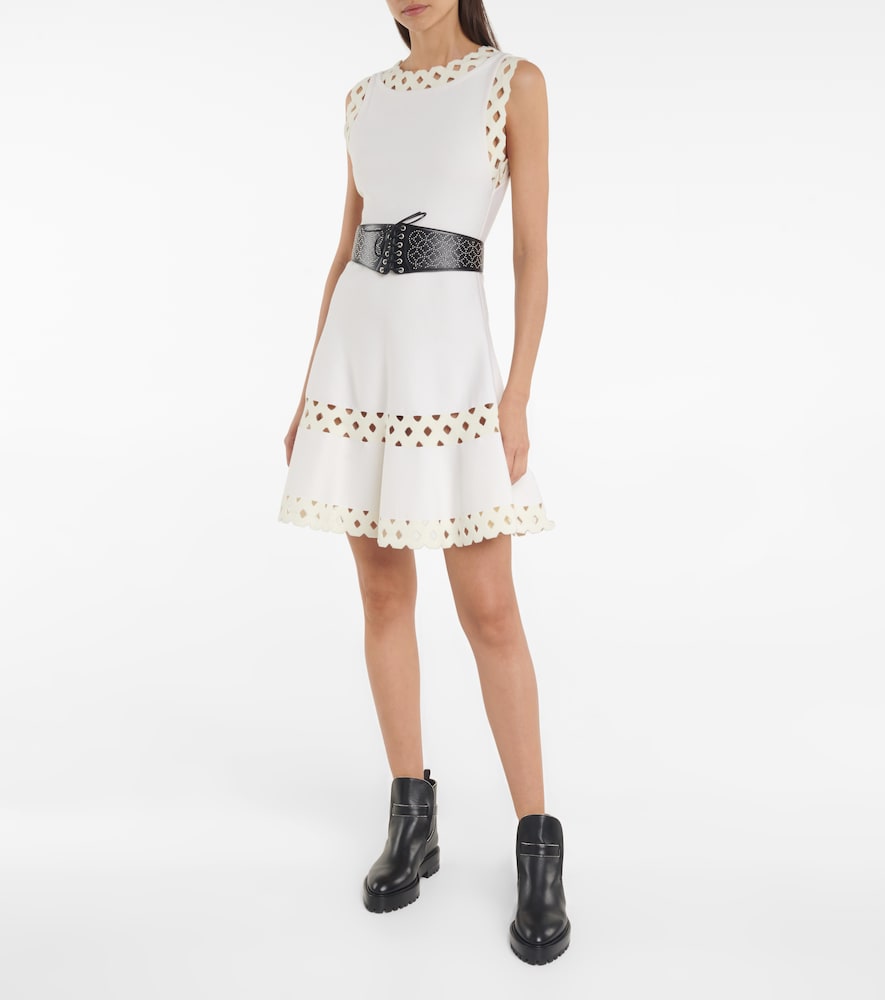Alaia Vienne wool-blend minidress
