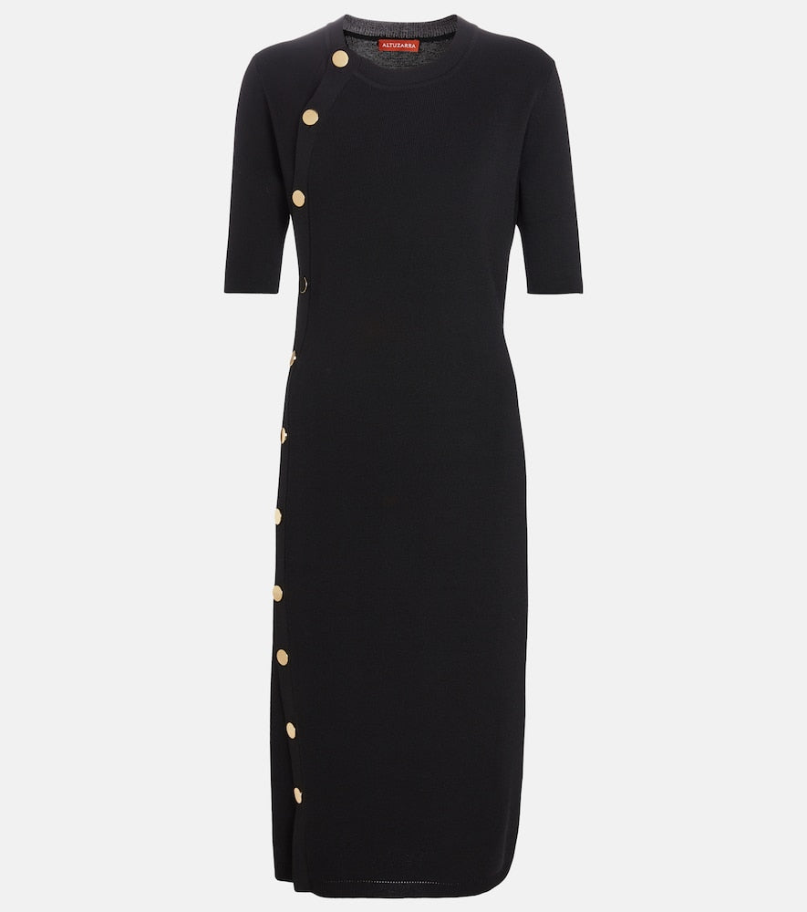 Altuzarra Minamoto knit midi dress. Altuzarra Minamoto 针织中长连衣裙