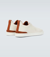 Zegna Triple Stitch leather sneakers