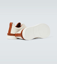 Zegna Triple Stitch leather sneakers