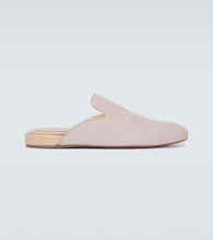 Christian Louboutin Navy Coolito Flat mules