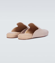 Christian Louboutin Navy Coolito Flat mules