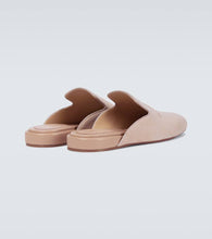 Christian Louboutin Navy Coolito Flat mules