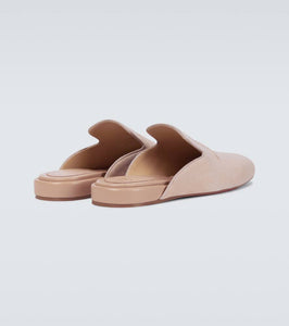 Christian Louboutin Navy Coolito Flat mules