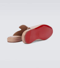 Christian Louboutin Navy Coolito Flat mules
